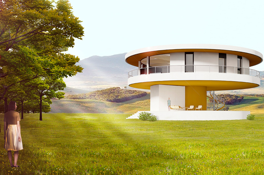 Casas giratorias que buscan el Sol para ahorrar energía