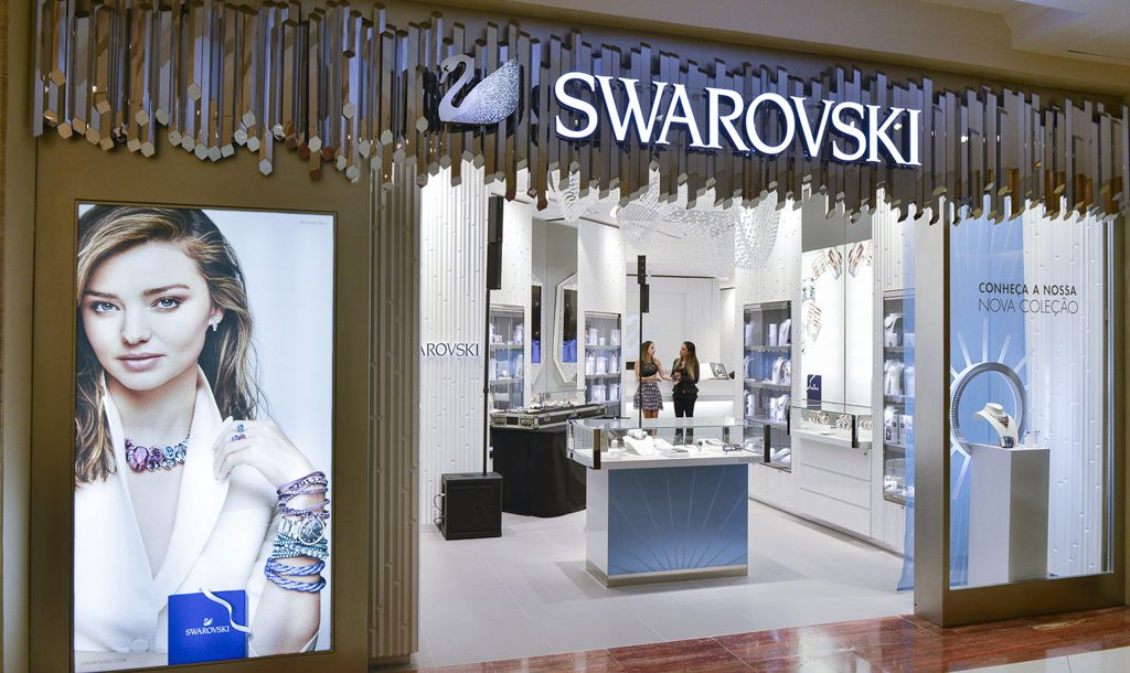 Swarovski confía a la empresa Construcía la remodelación de su tienda en São Paulo