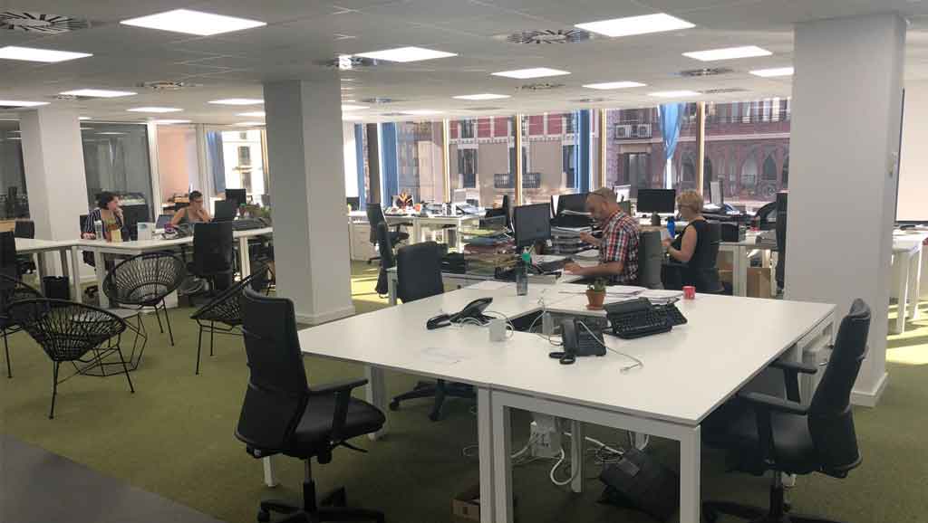 Construcía remodela las oficinas de Holmes Place en Balmes